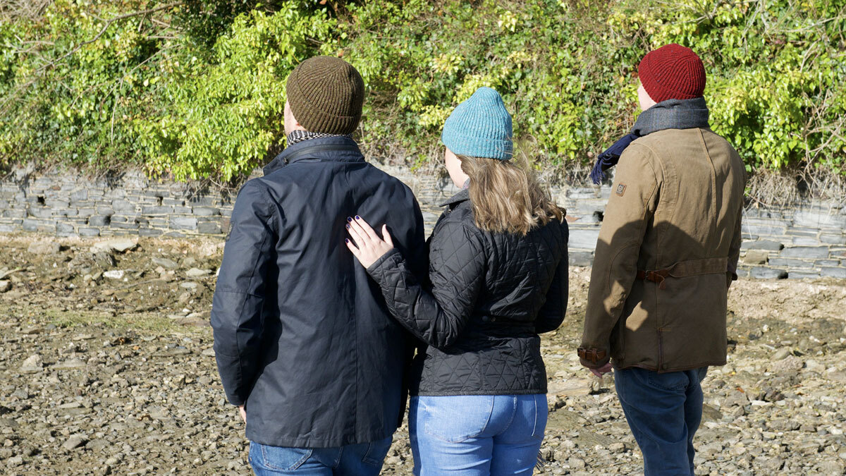 Autumn accessories including beanies